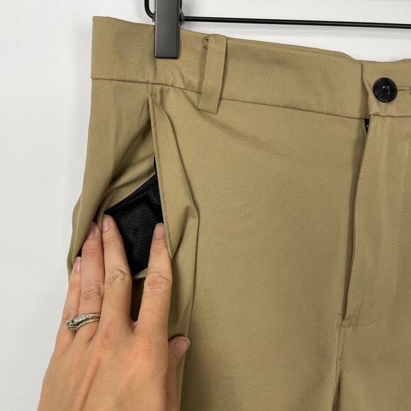 MSX by Michael Strahan | NWT Tan Khaki Performance Chino Shorts - Picture 4 of 10